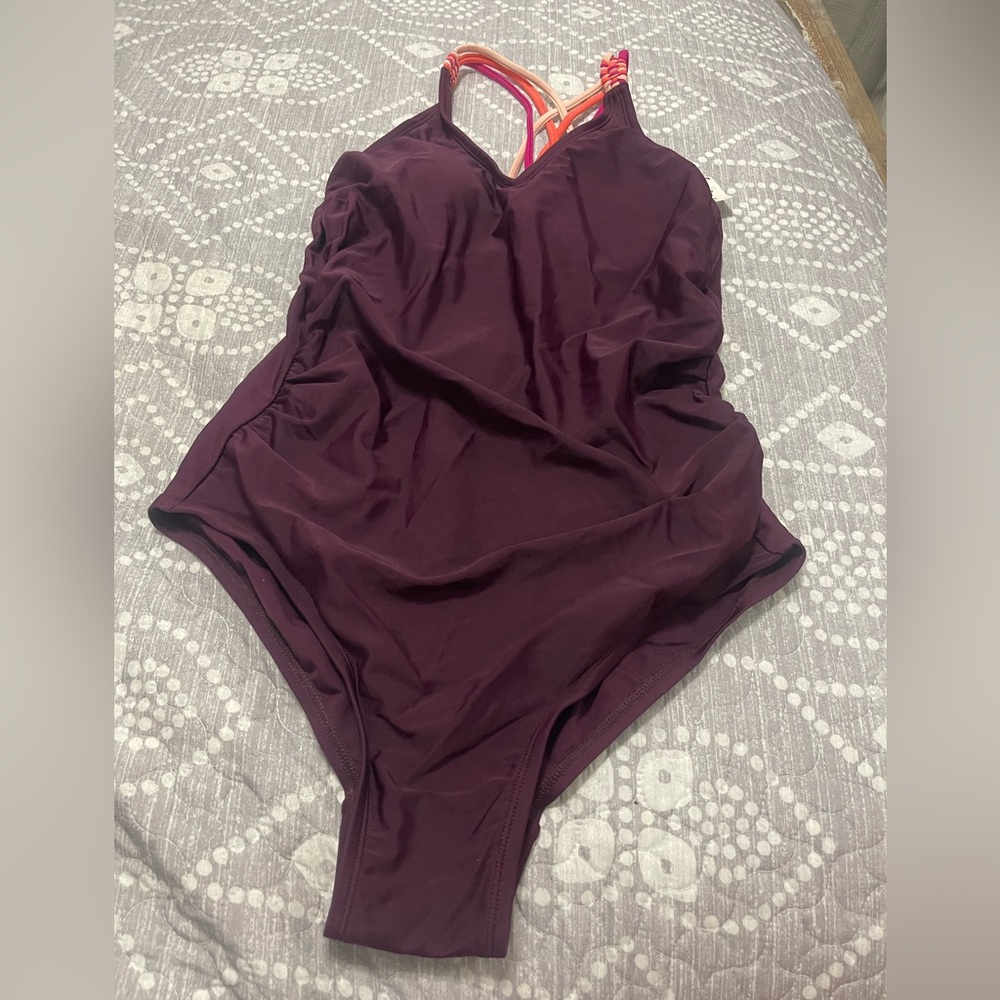 Women's Purple One Piece Swimsuit